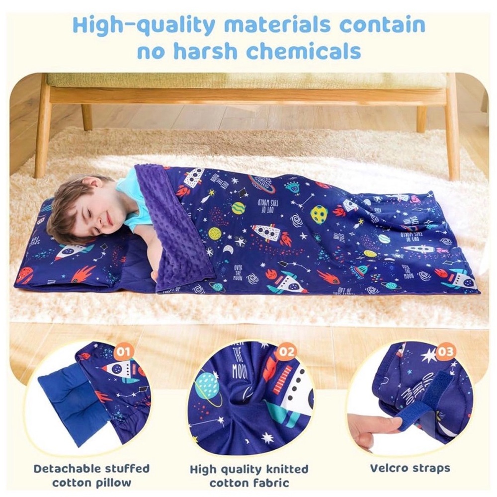 Space Adventure Kids Sleeping Bag